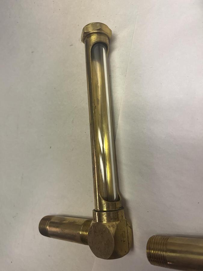 UNBRANDED,5",Sight Glass Oiil Level Indicator 5/8" NPT lot of 2