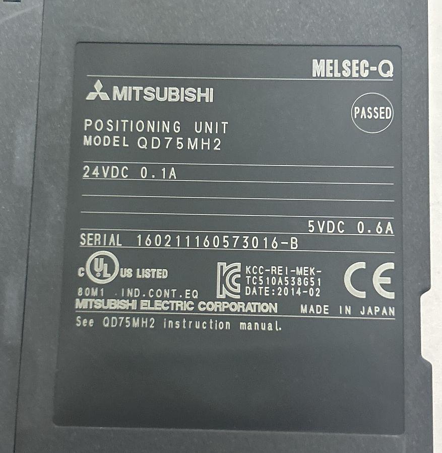 Used MITSUBISHI,QD75MH2,POSITIONING MODULE