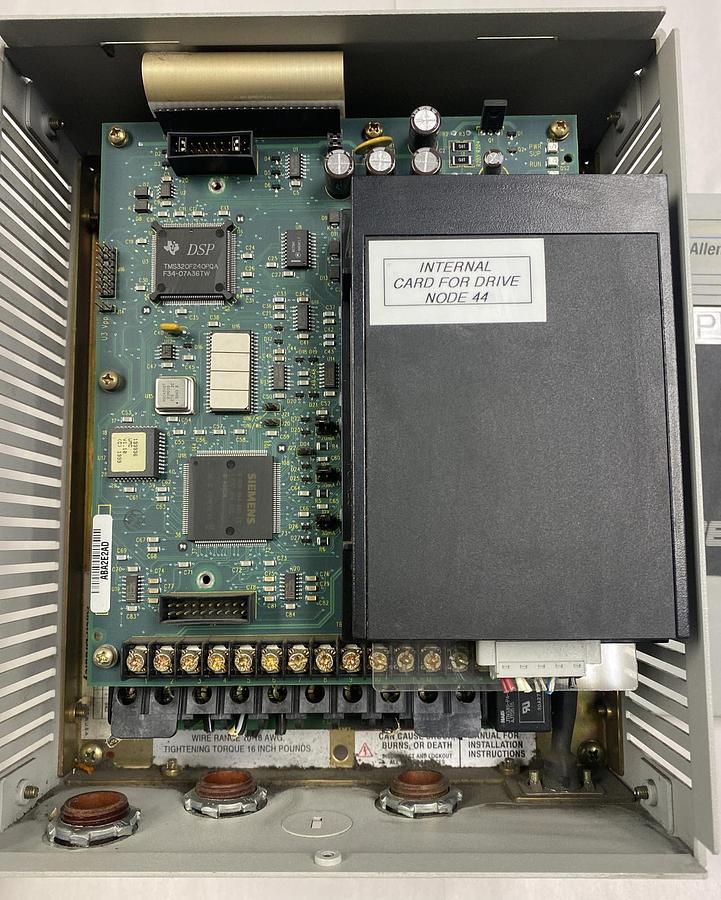 Used ALLEN BRADLEY,1336F-BRF30-AA-EN-GMS5-L4 PLUS II,AC DRIVE 3HP