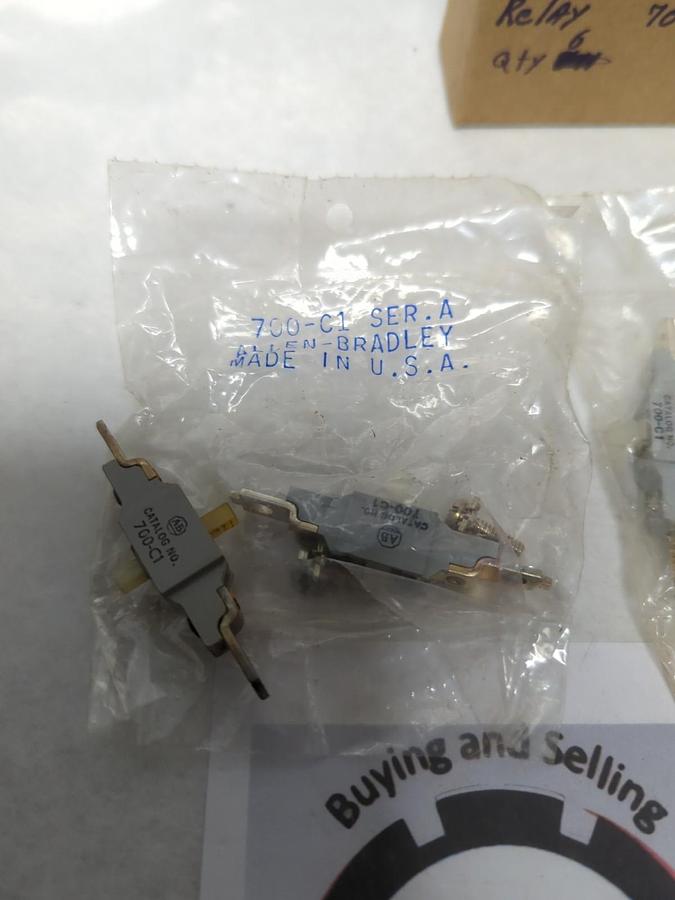 ALLEN-BRADLEY,700-C1,CONTACT  CARTRIDGE LOT OF 6 NOS