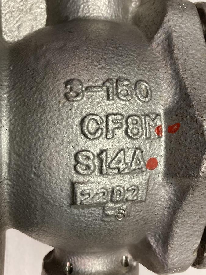 Used Kitz,150UVCM,Stainless Steel Ball Valve Class 150 Body CF8M 316 Stem