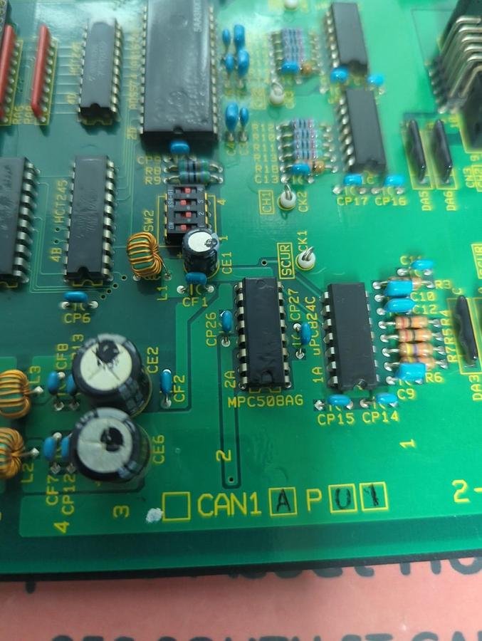 Used SHIBAURA,H2281392,CIRCUIT BOARD CAN1AP01 2-A02 PRE-OWNED