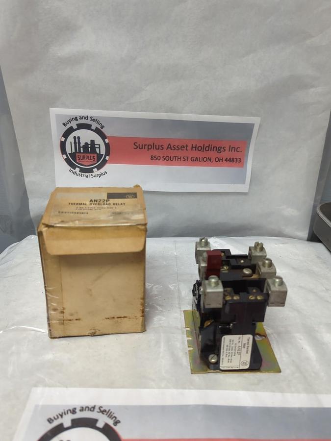 WESTINGHOUSE,AN22P,THERMAL OVERLOAD RELAY 3-POLE 240 VA NOS