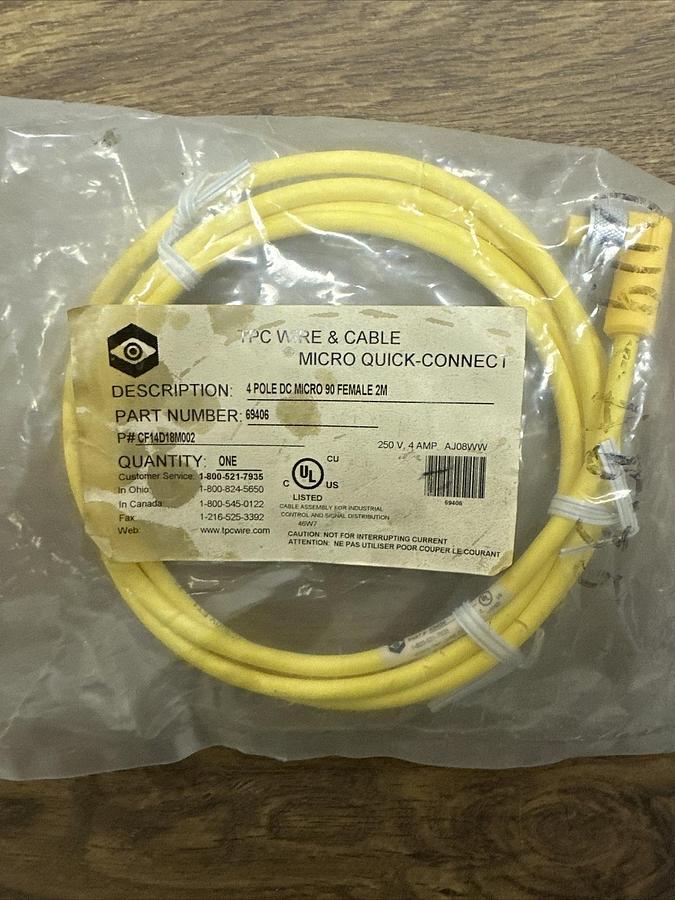 Used TPC Wire and Cable,69406,Cable
