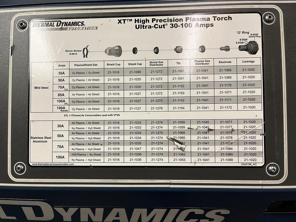Used THERMAL DYNAMICS,ULTRA-CUT 100,PLASMA CUTTER