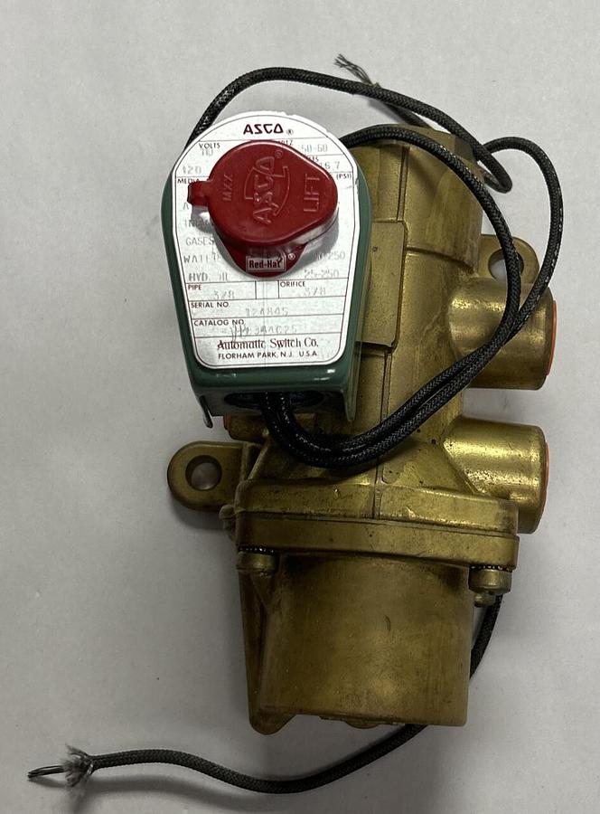 ASCO,8344C25,SOLENOID VALVE 3/8IN NOS