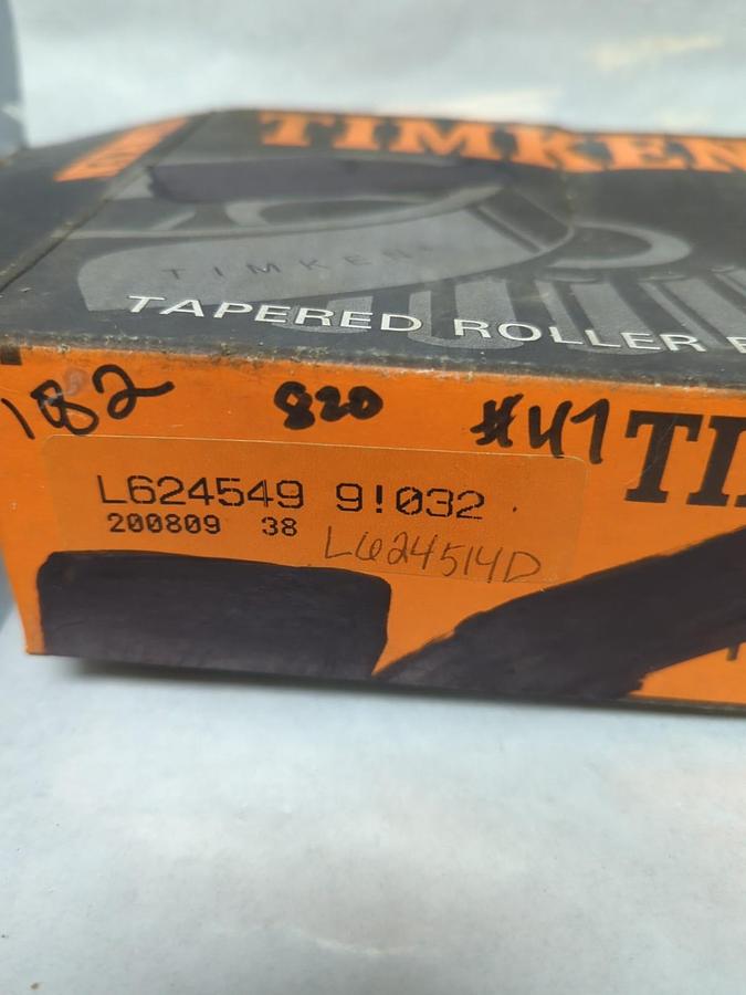 Used TIMKEN,L624549-L624514D,COMPLETE ROLLER BEARING PRE-OWNED
