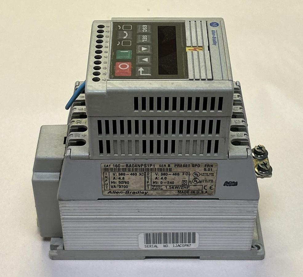 Used ALLEN BRADLEY,160-BA04NPS1P1,VARIABLE SPEED DRIVE