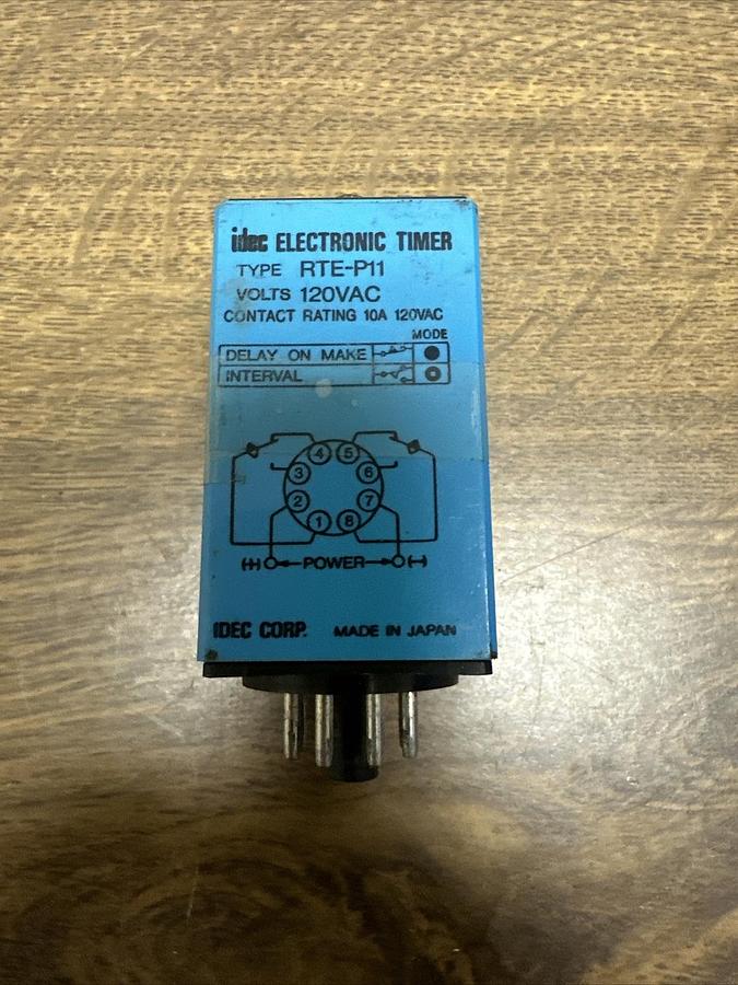 Used IDEC,RTE-P11,Electronic Timer