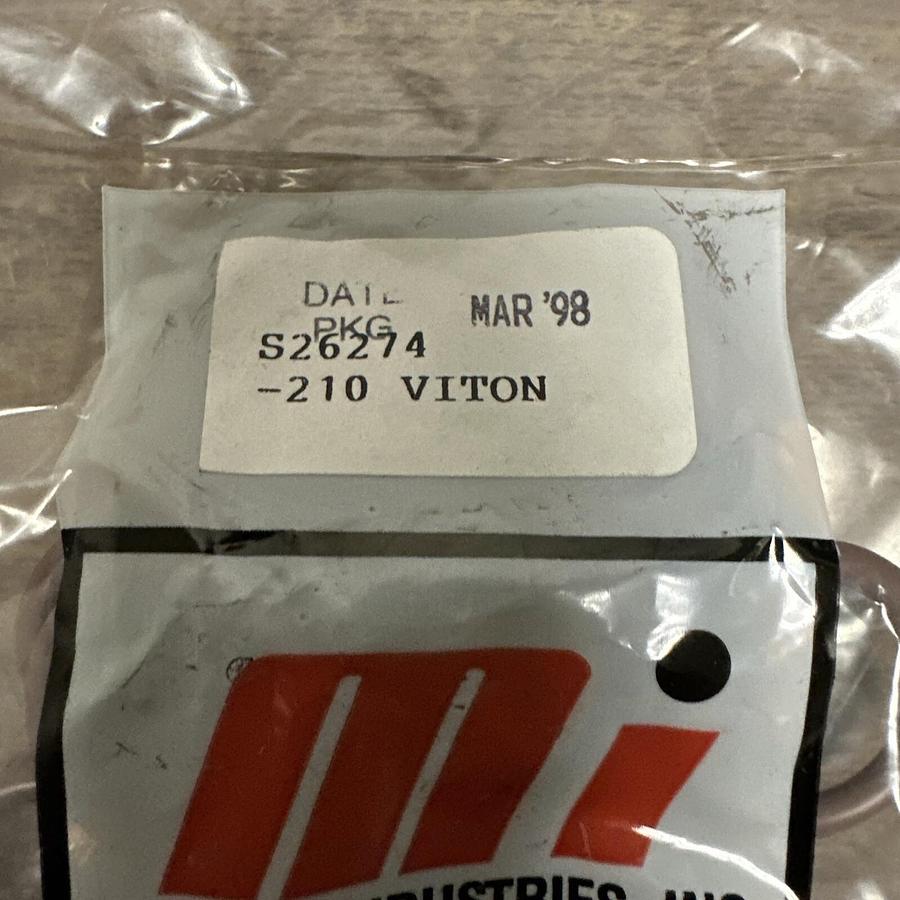 Used Motion Industries,S26274-210, Viton O-Ring 2 Packs Of 10