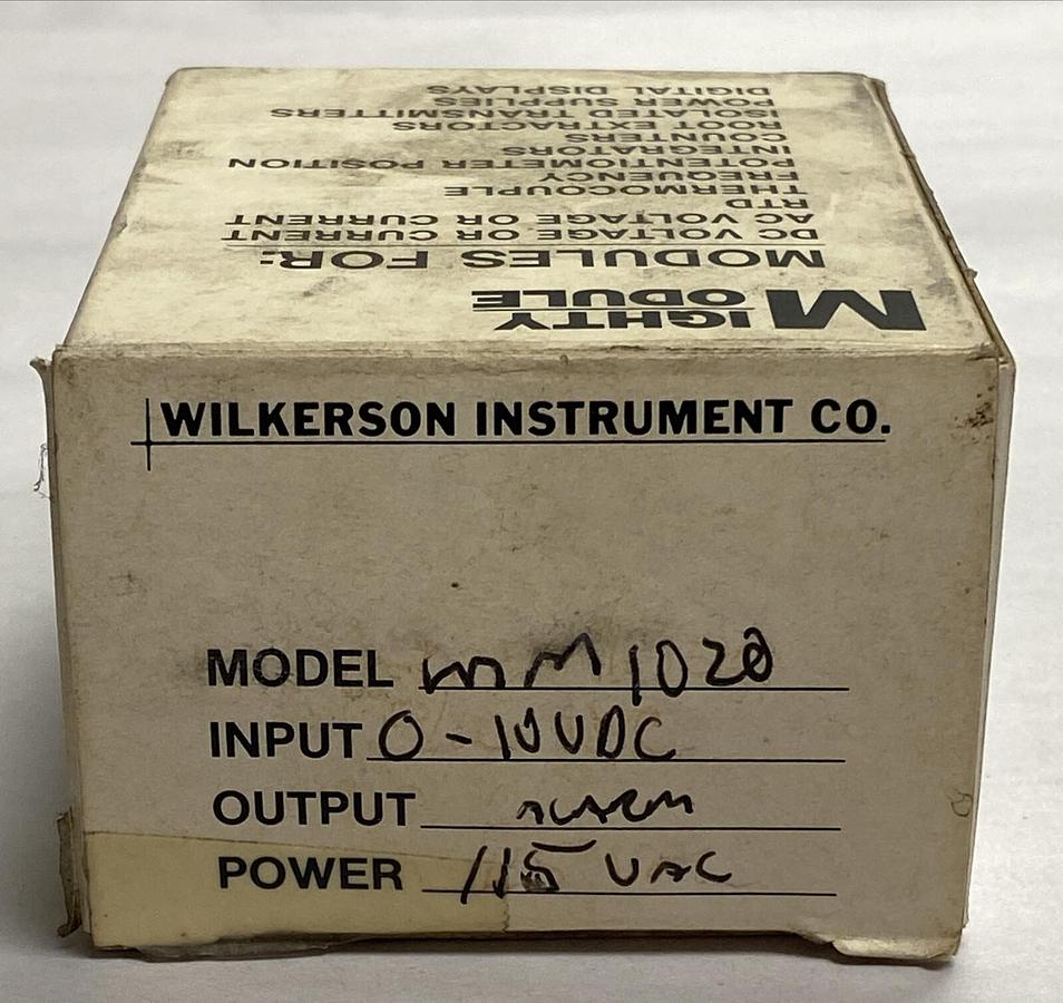 WILKERSON INSTR CO,MM1020,MIGHTY MODULE  DUAL ALARM MODULE 115V NOS