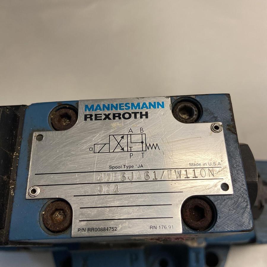 Used Mannesmann Rexroth,4weh16-4WE16EA63/6EW, Directional Valve Used