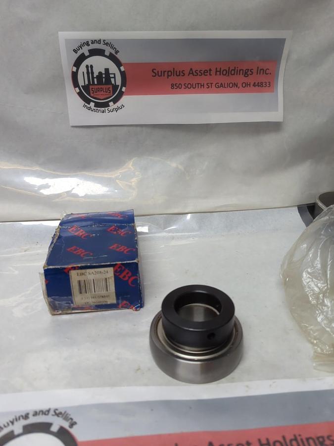 EBC,SA208-24,INSERT BEARING 1-1/2 INCH BORE WITH LOCKING COLLAR NOS