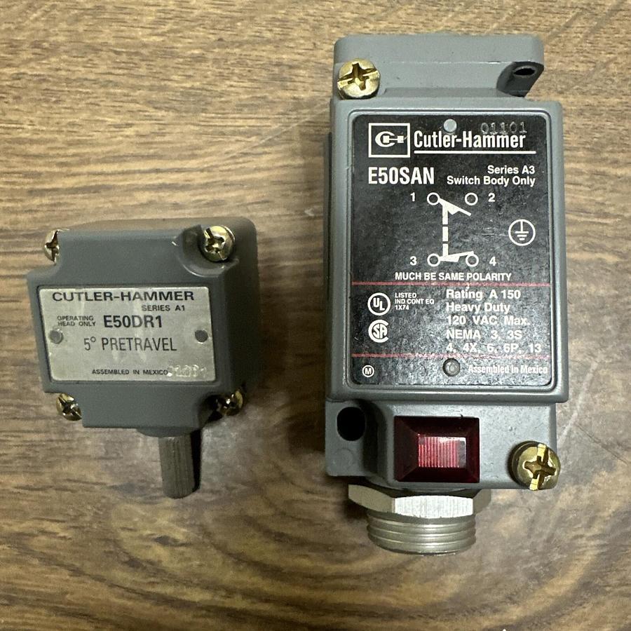 Cutler Hammer,E50SAN,W/E50DR1 Heavy Duty Limit Switch