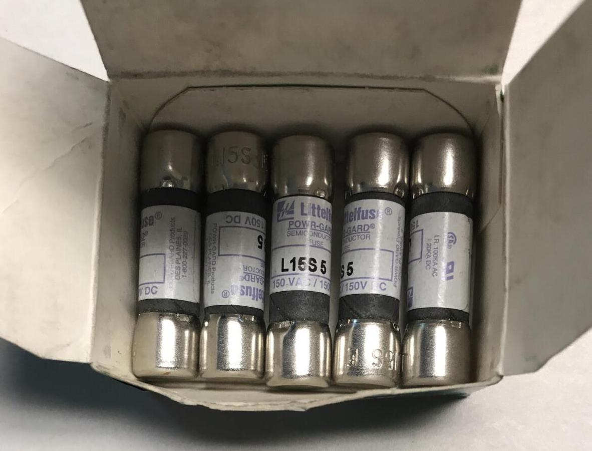 LittelFuse,L15S-5,Semiconductor Fuse 150V Lot of 5 NOS