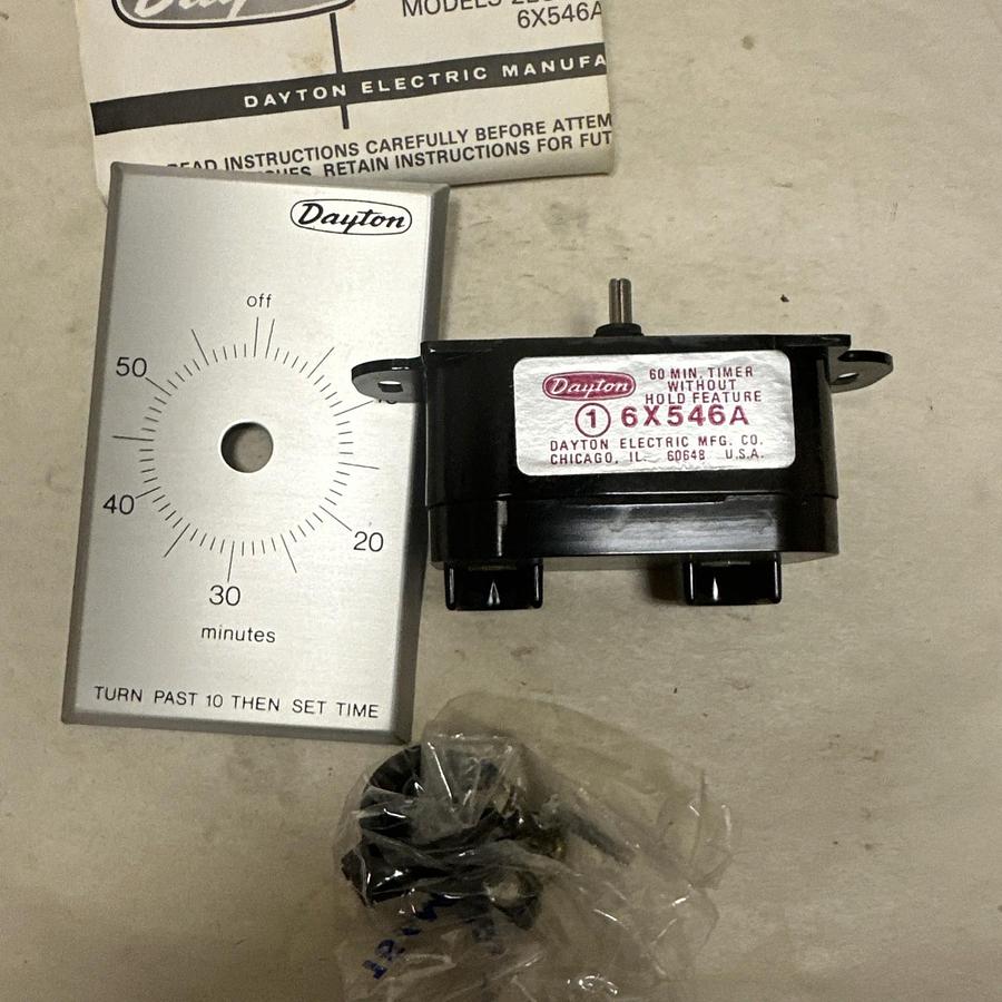Dayton,6X546A,60 Minute Timer