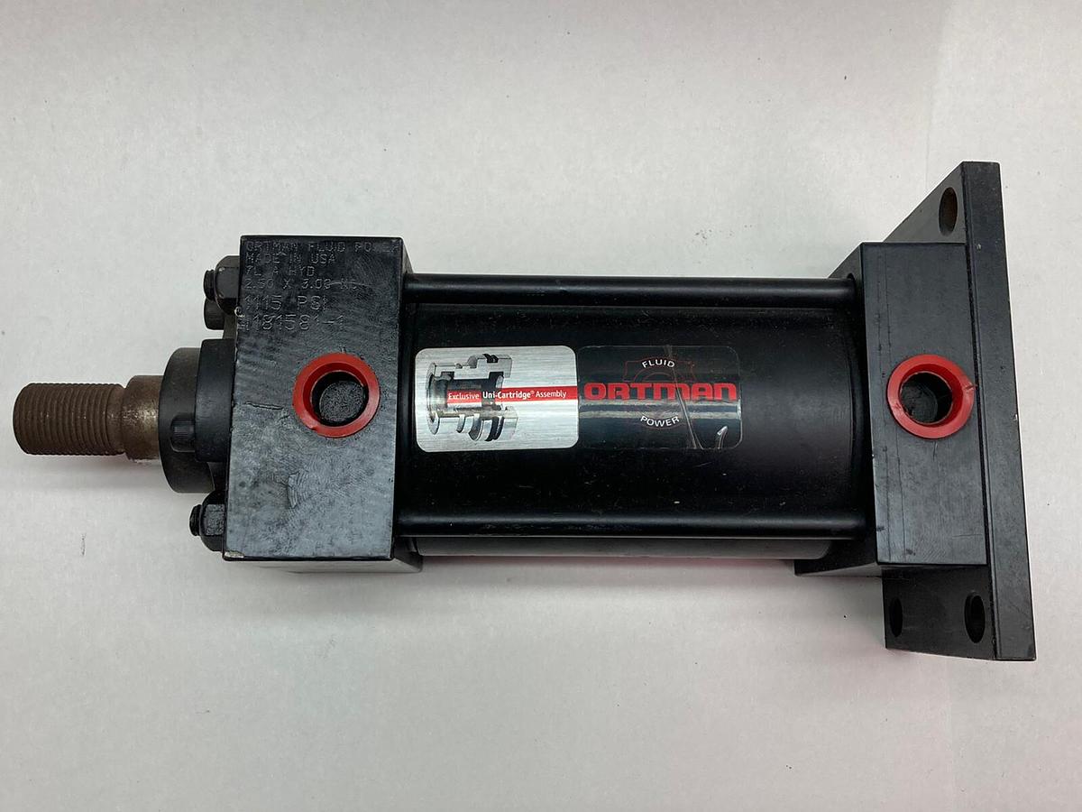 Used Ortman Fluid Power,1181581-1,Cylinder 1 Inch Bore