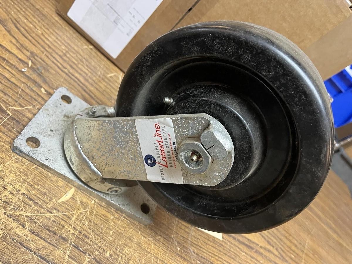 CASTER CONCEPTS,8"X3" LASERLINE SWIVEL CASTER