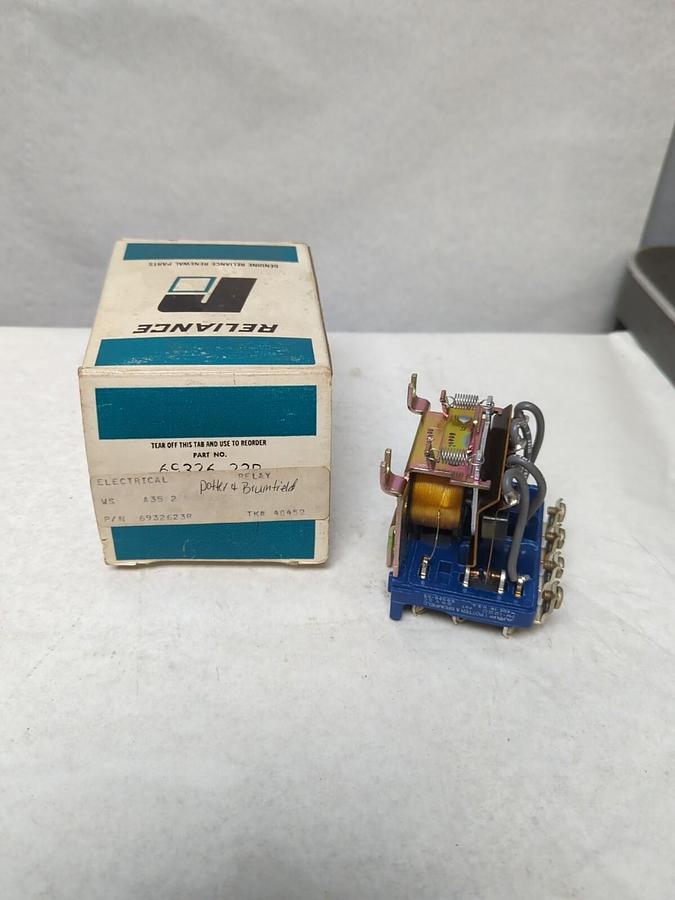 RELIANCE POTTER & BRUMFIELD,PM-1220,24V DC RELAY 69326-23 NOS