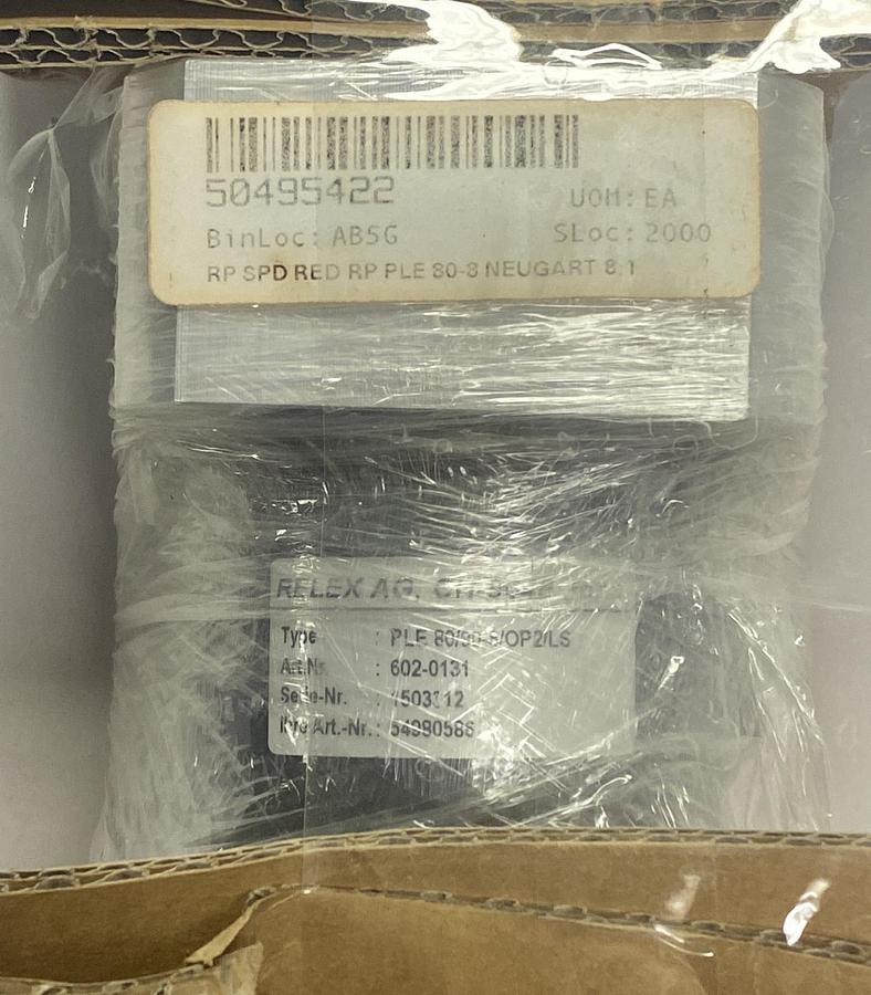 REFLEX,AG PLE 80/90-8/OP2LS,GEAR REDCER 54980586 NOS