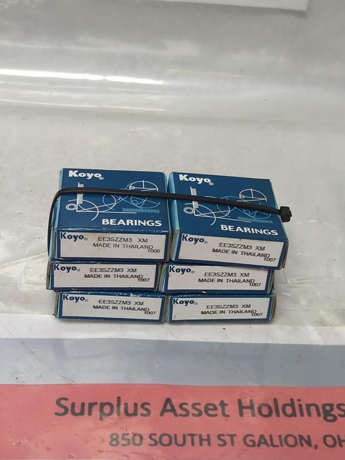 KOYO,EE3SZZM3,MINIATURE BEARING LOT OF 6 NOS