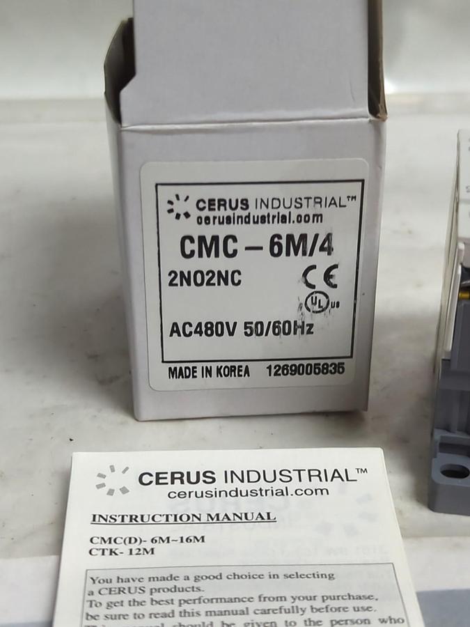CERUS/ORION,CMC-6M/4,MINI CONTACTOR/RELAY AC480V 50/60HZ NOS