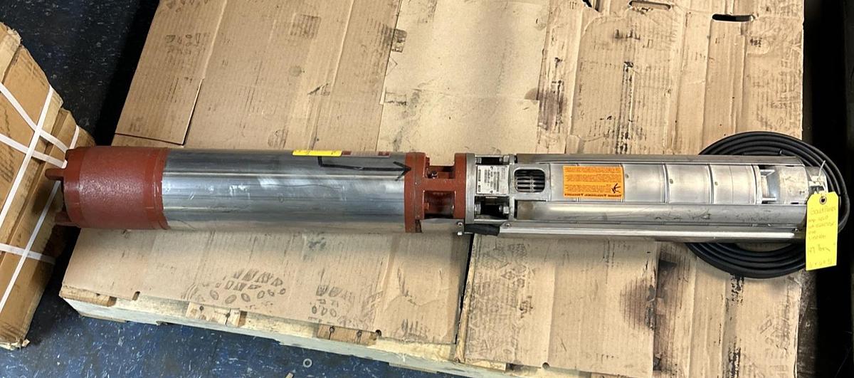 Used GOULD,160L10,STAINLESS STEEL SUBMERSIBLE PUMP 10HP 3450RPM 50-240GPM 230/460V
