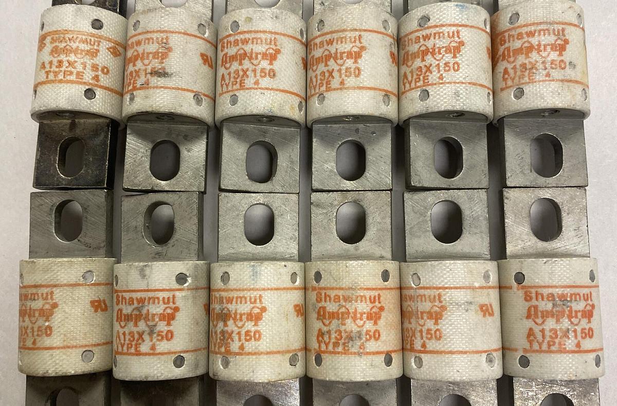 FERRAZ SHAWMUT,A13X150,FUSE 150 AMP LOT OF 12 NEW NO BOX