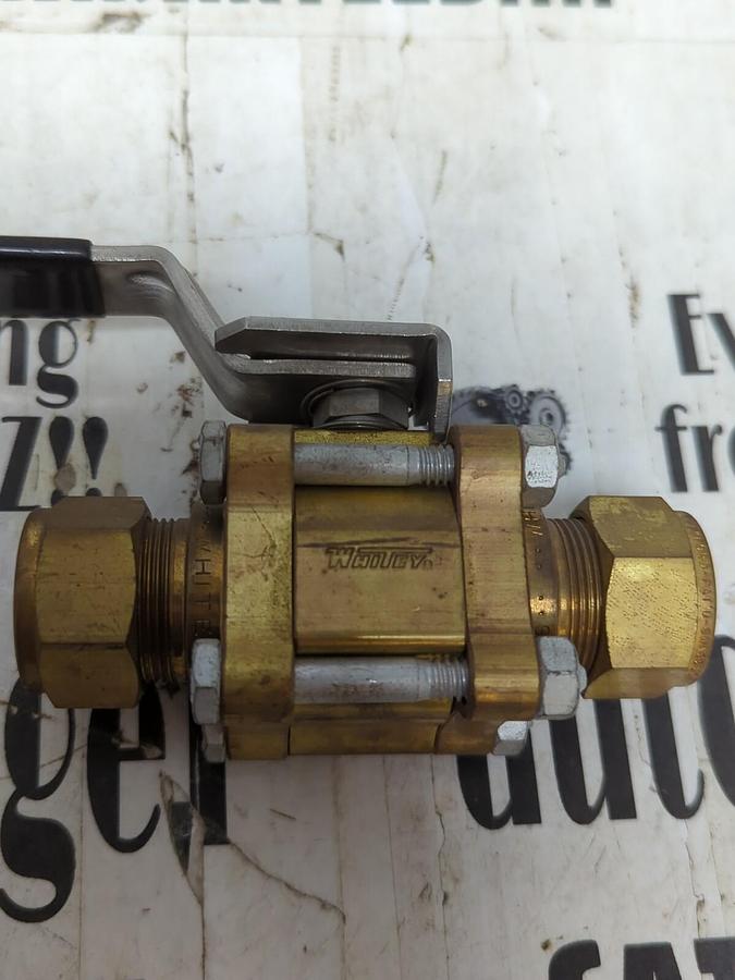 WHITNEY,B-63TS12,3/4 INCH BALL VALVE 1500 PSI NOS