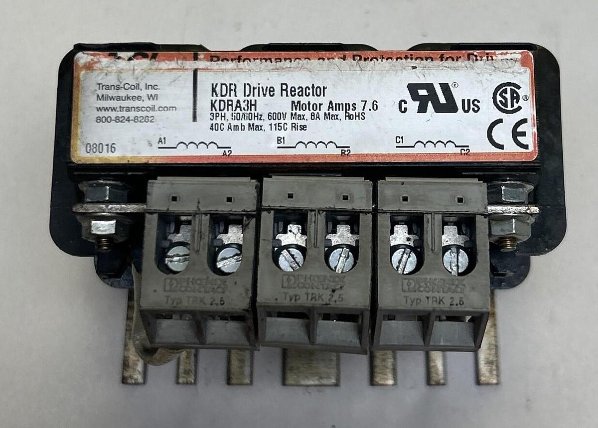 Used TRANS COIL,KDRA3H,DRIVE REACTOR 7.6A