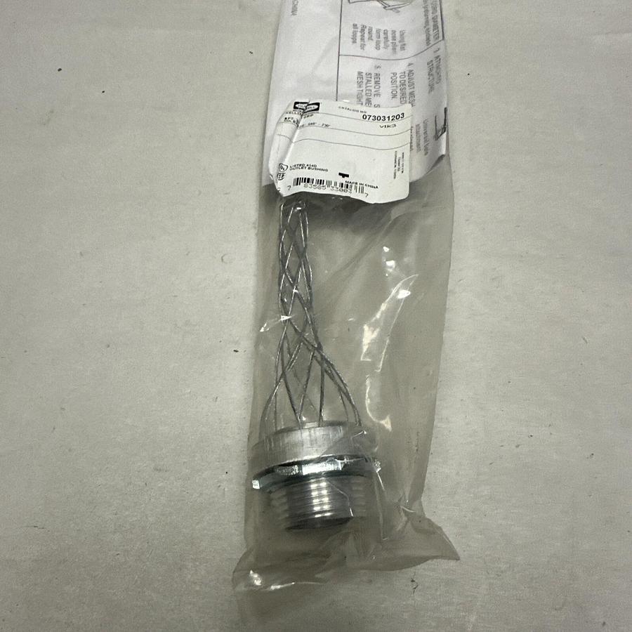 Used Hubbell,073031203,Strain Relief Cord Grip 3/4"