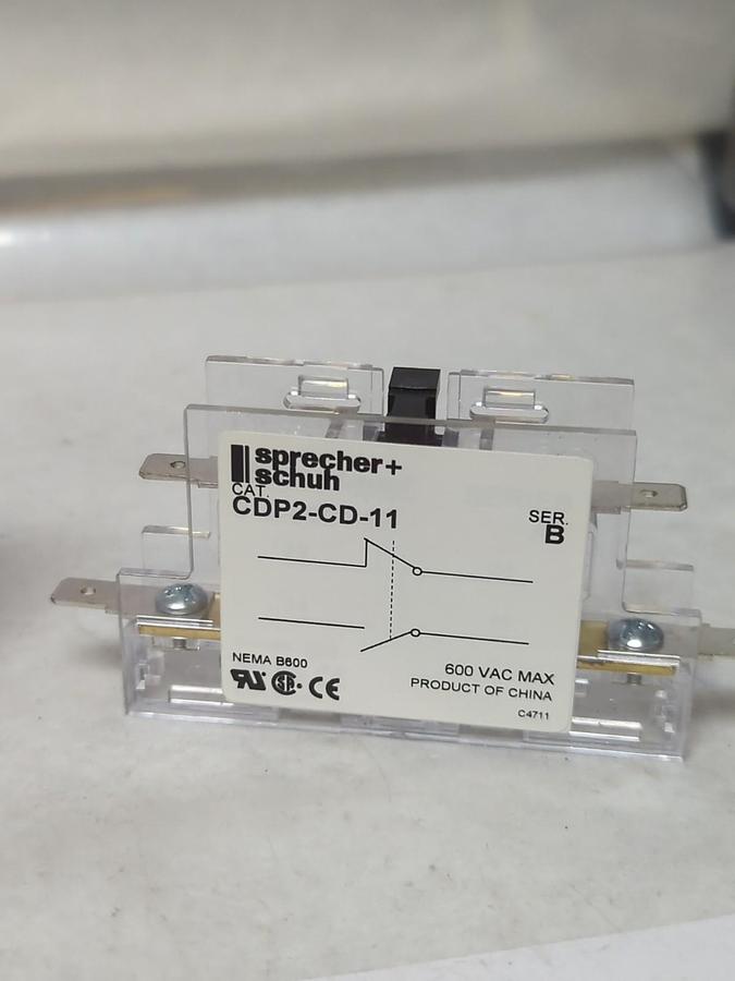 SPRECHER + SCHUH,CDP2-CD-11,AUXILIARYY SWITCH NEW