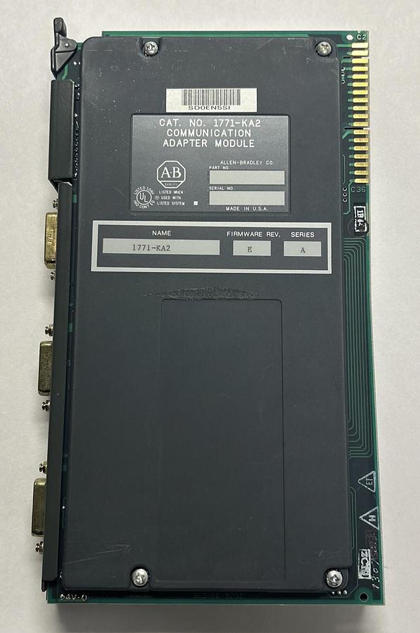 Used ALLEN BRADLEY,1771-KA2,SER A COMMUNICATION ADAPTER MODULE