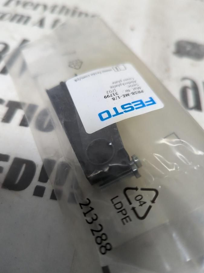 Used FESTO,PRSB-ME-1/8,PNEUMATIC COVER PLATE NEW