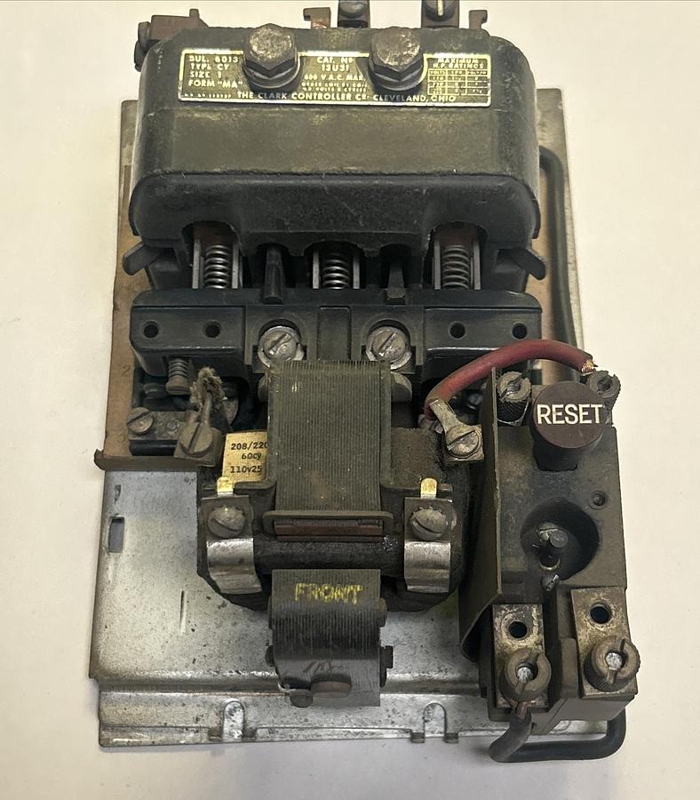 Used CLARK,13U31,CONTACTOR SIZE 1 600V