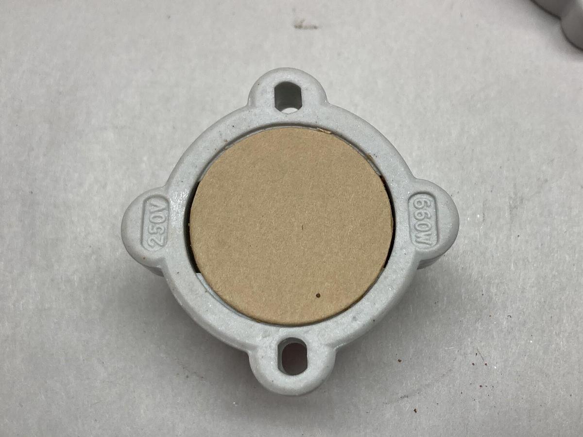 Ludlum,2 Inch,Surface Mount Light Sockets LOT OF 4