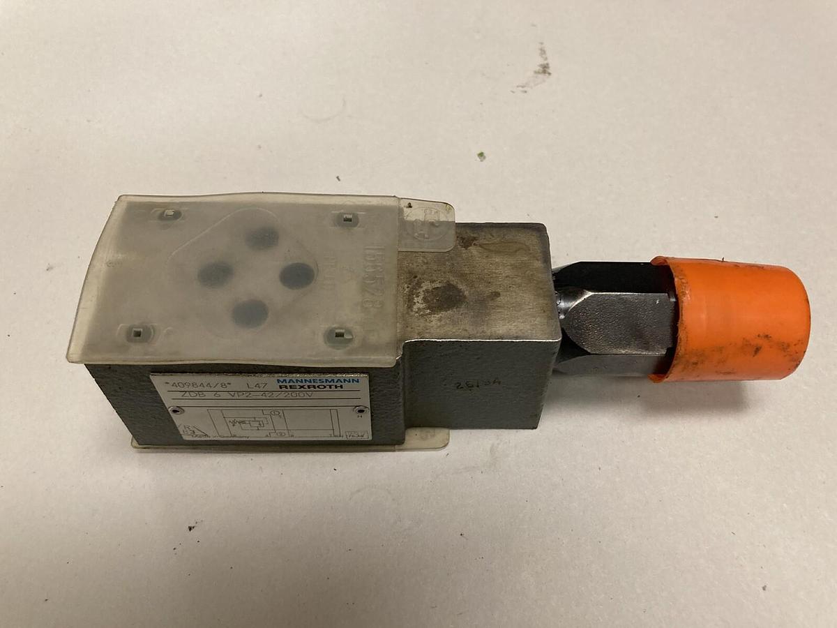 Used Rexroth,ZDB 6 VP2-42/200V,Hydraulic Relief Valve