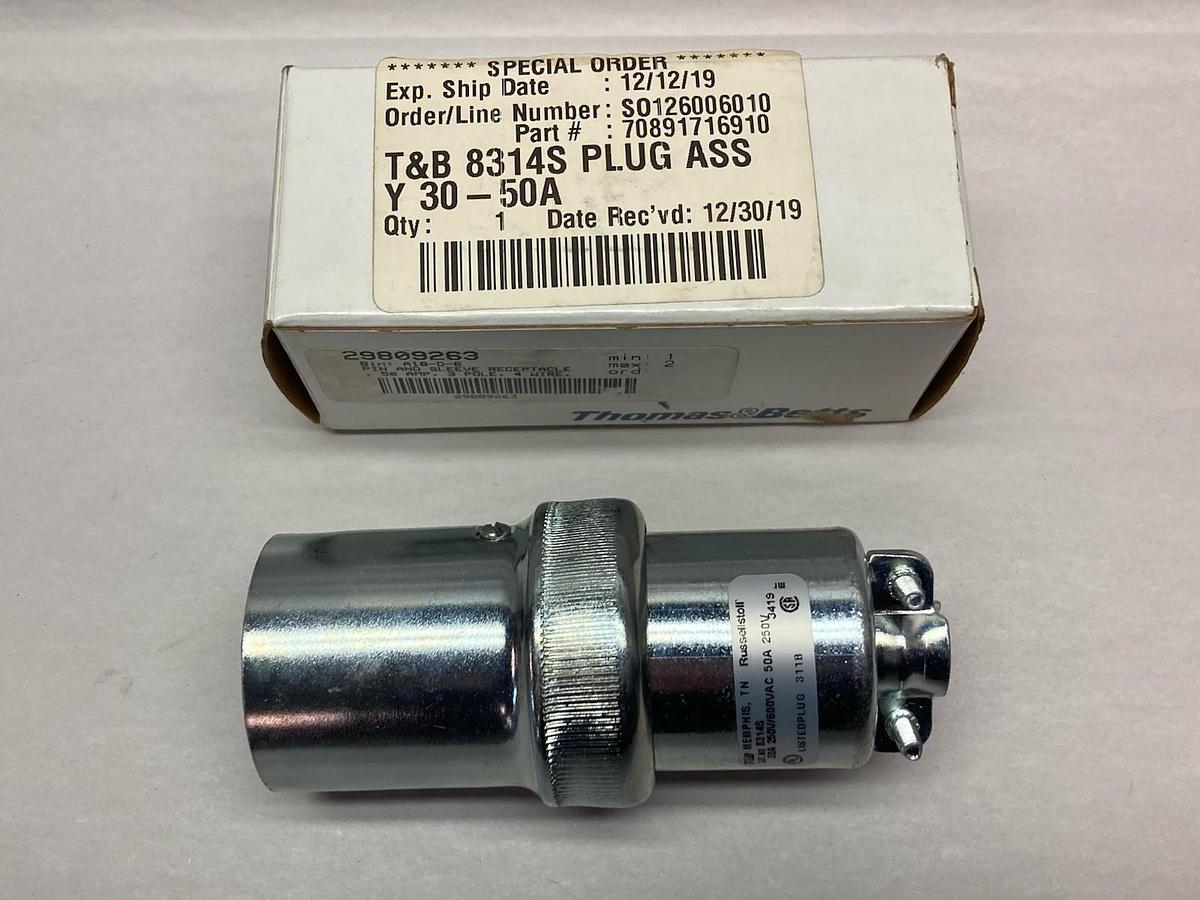 Thomas & Betts ABB,8314S,Plug
