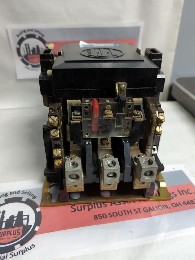 Used GOULD I-T-E,A203E,CONTACTOR 600VAC SIZE 3 MISSING HANDLE PRE-OWNED