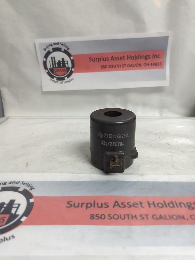 Used GE,22D11G25A,OPERATING COIL 230/250VDC PRE-OWNED