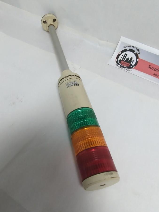 Used PATLITE,LME-FB,STACK LIGHT TRI-COLOR 24V PRE-OWNED