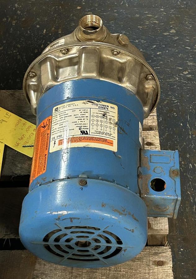 Used GOULDS PUMP,1ST1D5D4,CENTRIFUGAL PUMP 1X1-1/4-6 3/4HP 208-230/460V 3450RPM