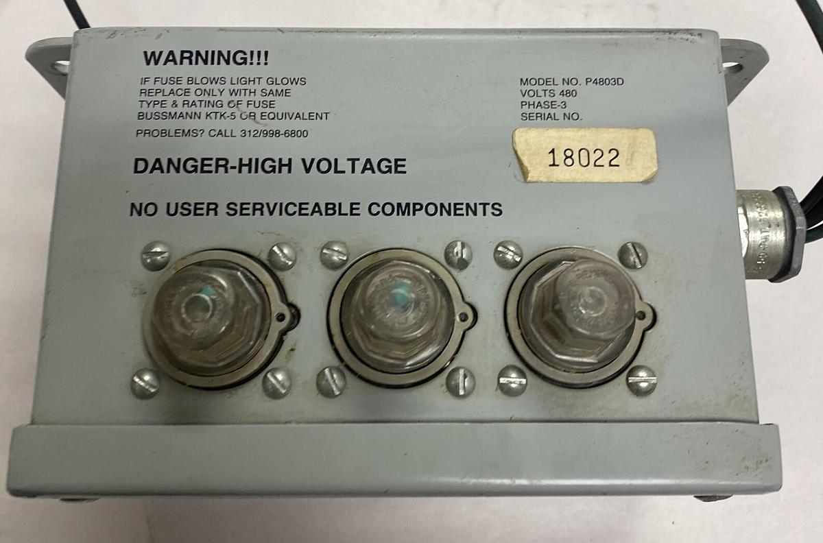 Used Psytronics,P4803D,Surge Suppressor