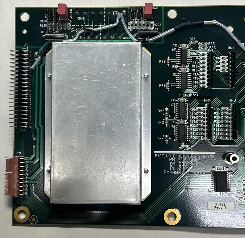Used RICE LAKE WEIGHING SYSTEMS,319.5007,EXPANISION CIRCUIT BOARD