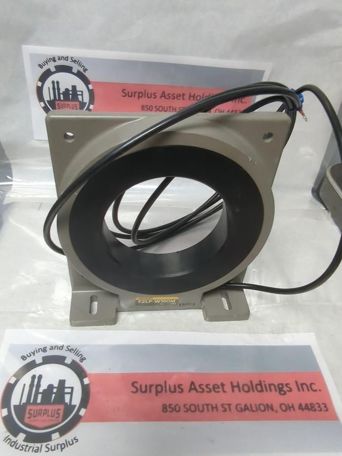 Used OMRON,F2LP-W100M,INDUCTIVE RING SENSOR/DIAMETER PRE-OWNED