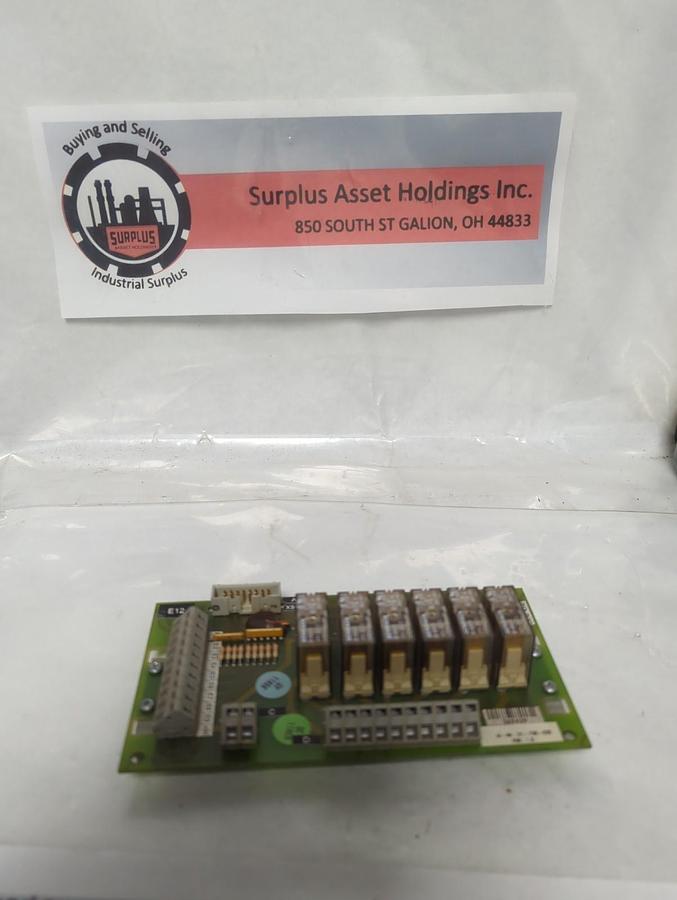 Used SIGMATEK,9324-105-00,RELAY CARD/BOARD PRE-OWNED