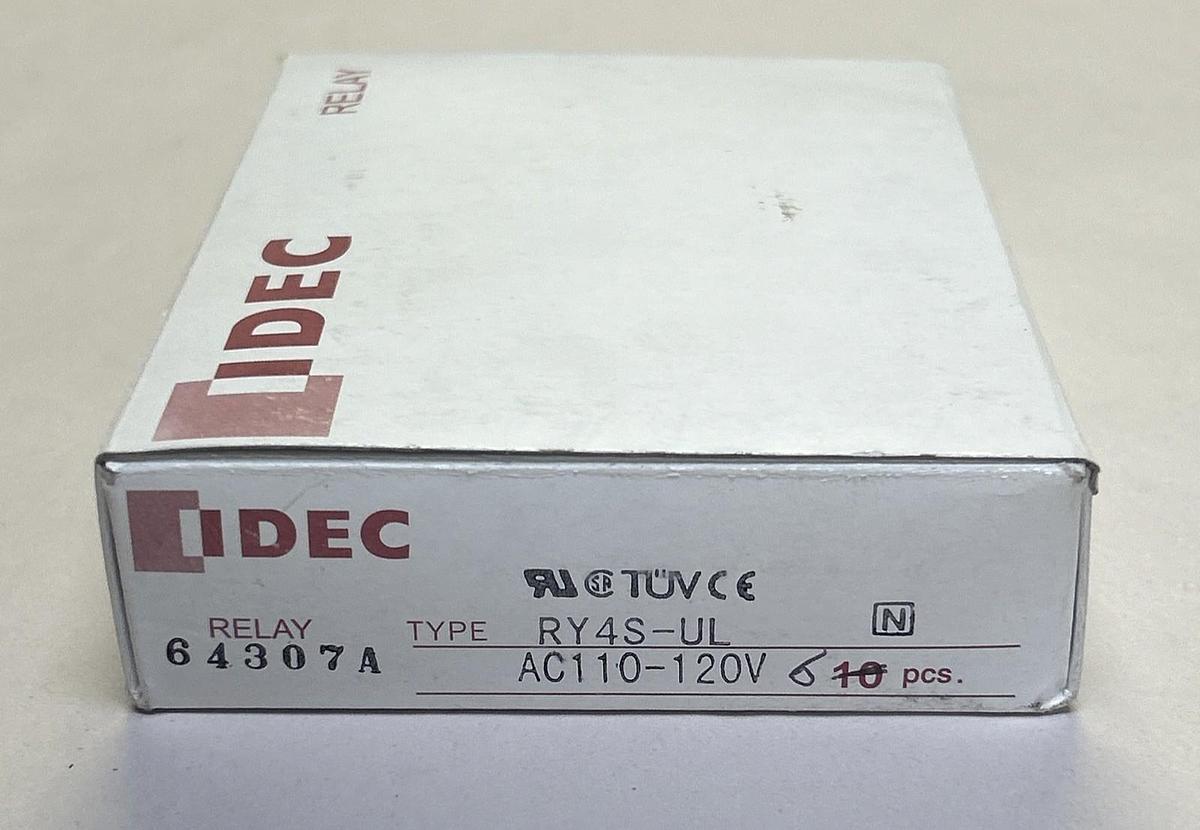 IDEC,RY4S-UL,RELAY LOT OF 6 NOS