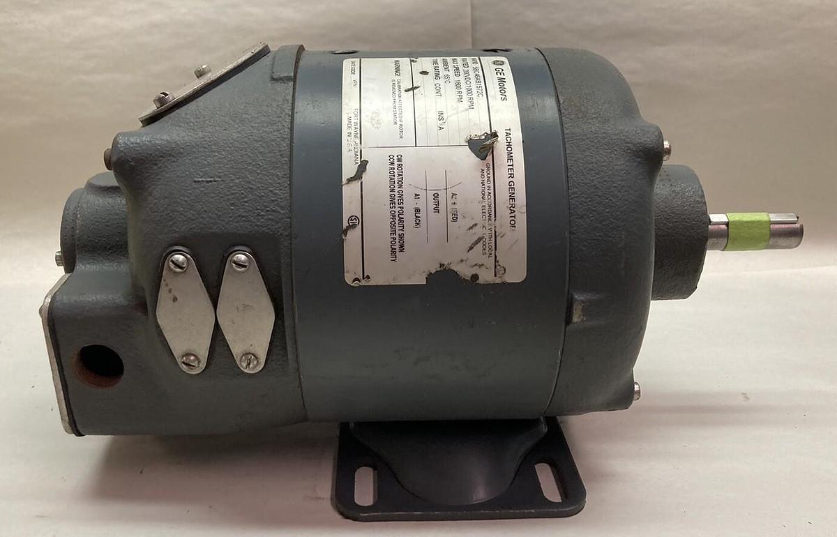 Used General Electric,5BC46AB1572C,Tachometer Generator 200vdc/1000rpm