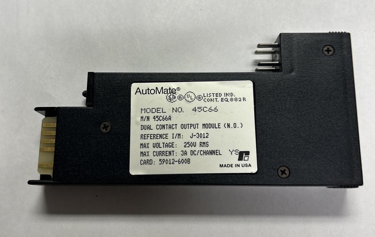 RELIANCE,45C66,DUAL CONTACT OUTPUT MODULE NOS