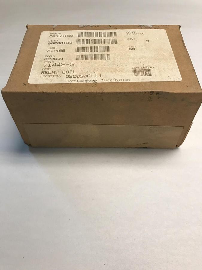 Used P&H Harnischfeger,71442 3,Relay Coil